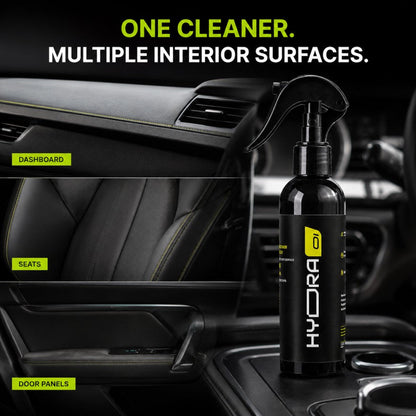 Hydraone Car Interior Restorer – pH-Neutral Multi-Surface Car Interior Cleaner | 200 ML