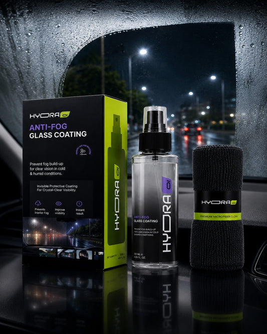 Hydraone Anti-Fog Glass Coating for Car Windshield |  Prevent Fog in Cold & Humid Weather | 120ml