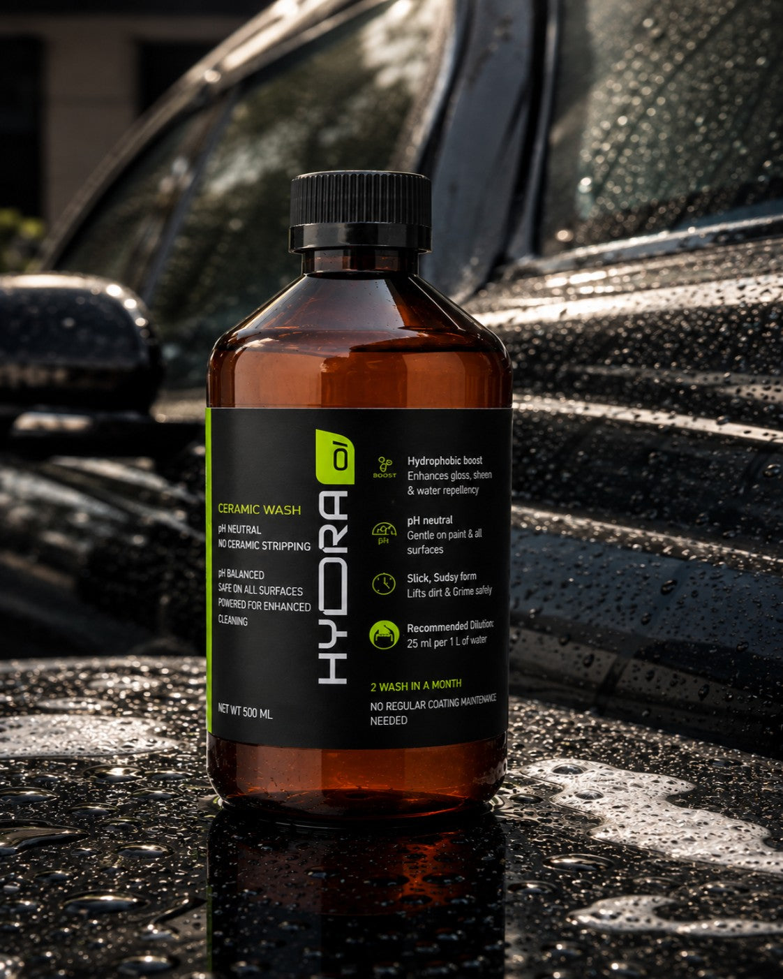 Hydraone Ceramic Wash | Coating Maintenance Shampoo | pH Neutral | 500 ml