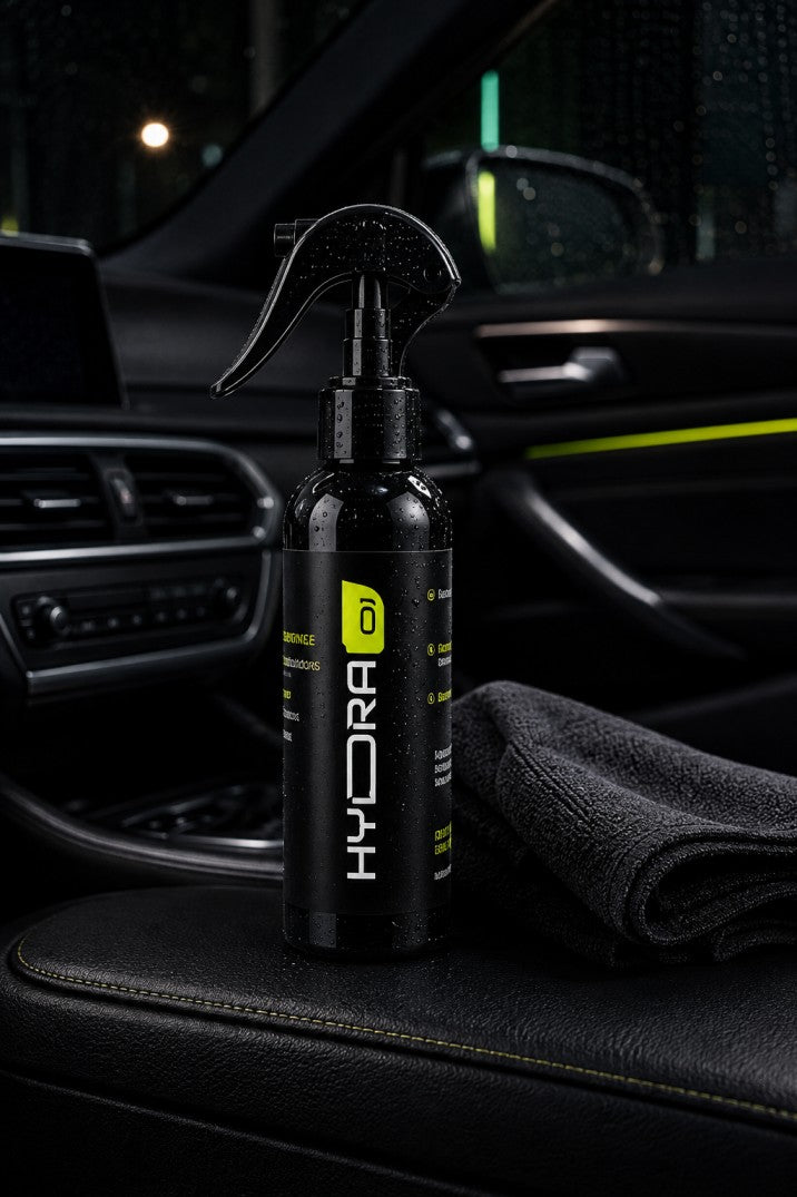 Hydraone Car Interior Restorer – pH-Neutral Multi-Surface Car Interior Cleaner | 200 ML