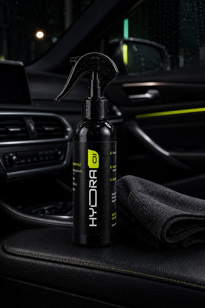Hydraone Car Interior Restorer – pH-Neutral Multi-Surface Car Interior Cleaner | 200 ML