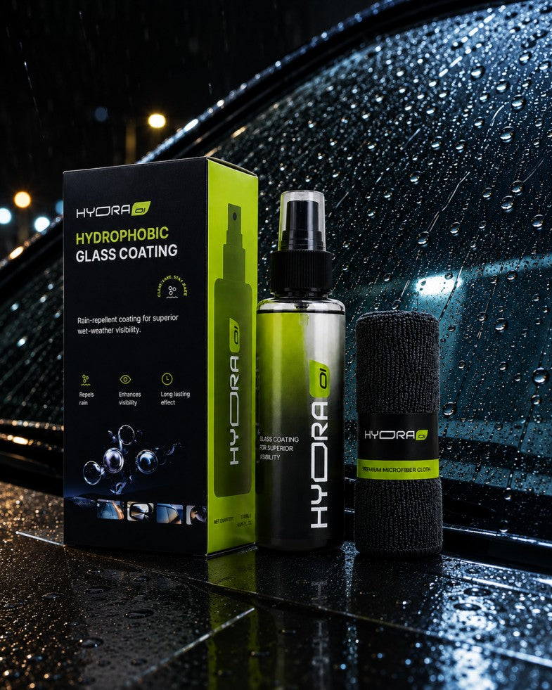 Hydraone Rain Repellent Spray for Car Glass | Hydrophobic Windshield Coating | 120ml